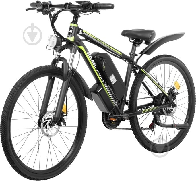 Электровелосипед 2E EB35 27,5″ зелено-черный - фото 4