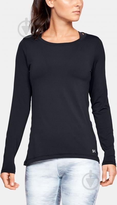 Футболка Under Armour UA HG Armour Long Sleeve 1328966-001 р.S чорний - фото 3