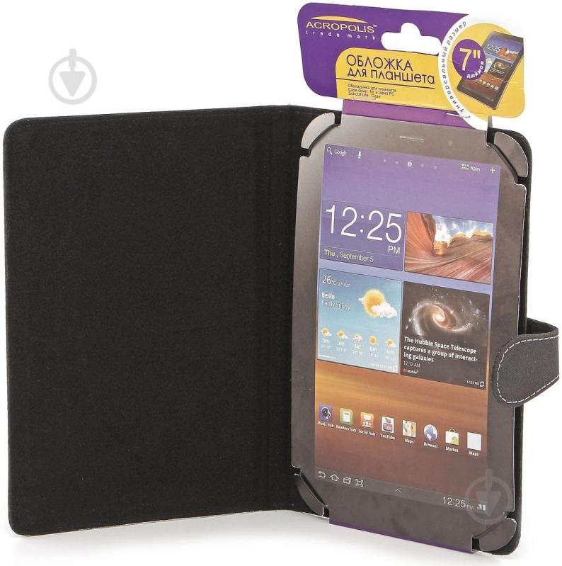 Чехол Acropolis Universal 7” black (ПЛ9/7в ЧЧ) - фото 4 Чехол Acropolis Universal 7” black (ПЛ9/7в ЧЧ) - фото 4