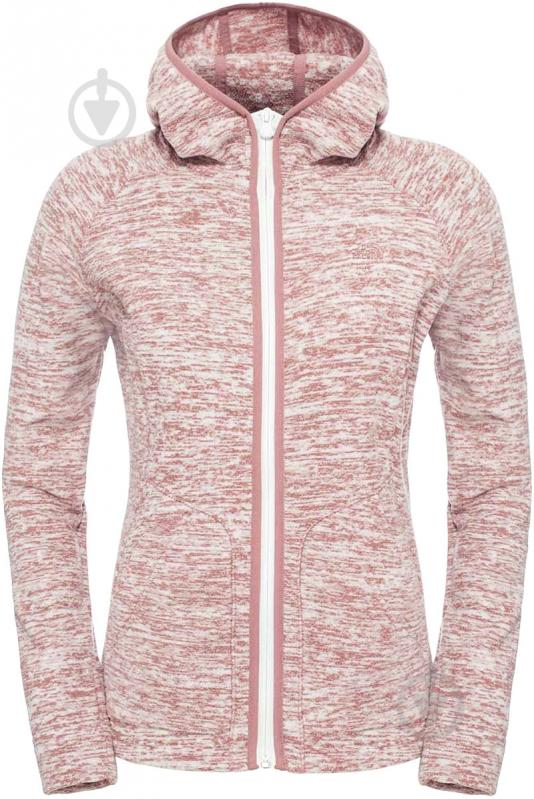 Джемпер THE NORTH FACE W_NIKSTER_FZ_HOODIE T0A6KLJPD р. XS розовый - фото 1