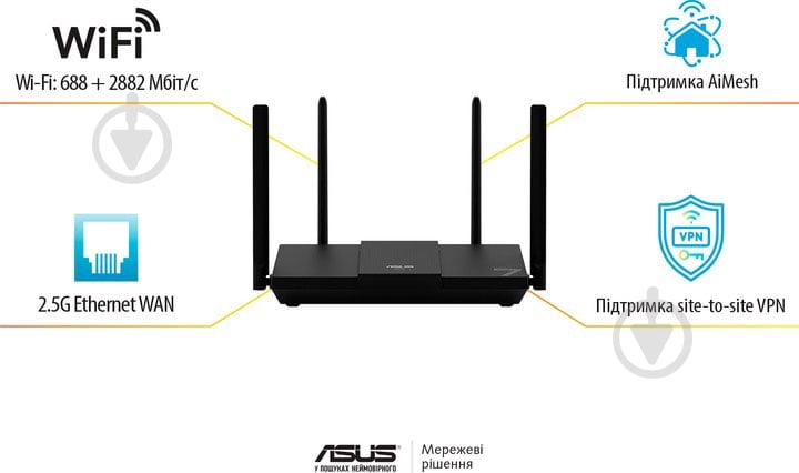 Маршрутизатор Asus RT-BE50 (90IG09U0-MO3S00) - фото 10