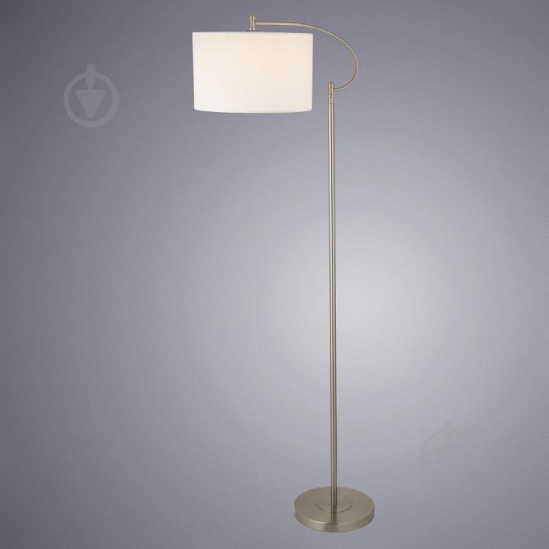 Торшер Arte Lamp Adige A2999PN-1SS 60 Вт E27 матовое серебро - фото 2