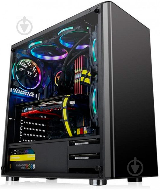 Корпус Thermaltake V200 Tempered Glass Edition Black - фото 10