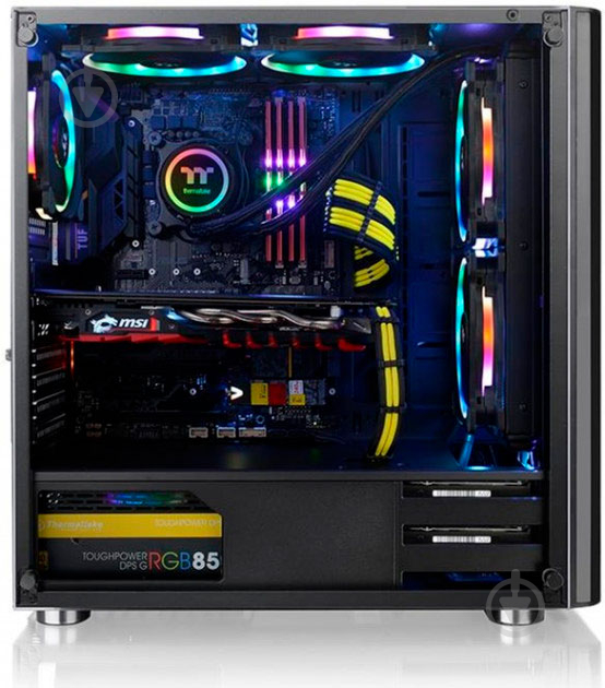 Корпус Thermaltake V200 Tempered Glass Edition Black - фото 11