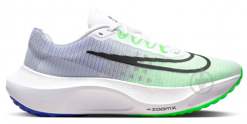 Кросівки чоловічі Nike ZOOM FLY 5 DM8968-101 р.44,5 біло-зелені - фото 1