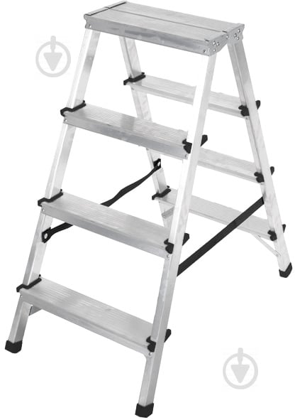 Драбина-стрем’янка Virastar Step Stool двостороння 2x4 (DR125ALDD4) - фото 1