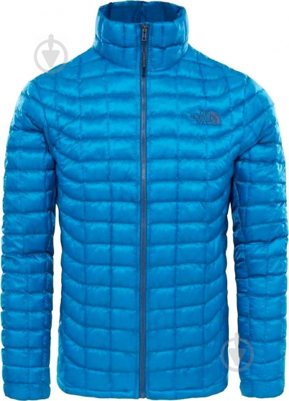 Куртка мужская зимняя THE NORTH FACE M THRMBLL FZ JKT T9382CD7Q р.L голубая - фото 1