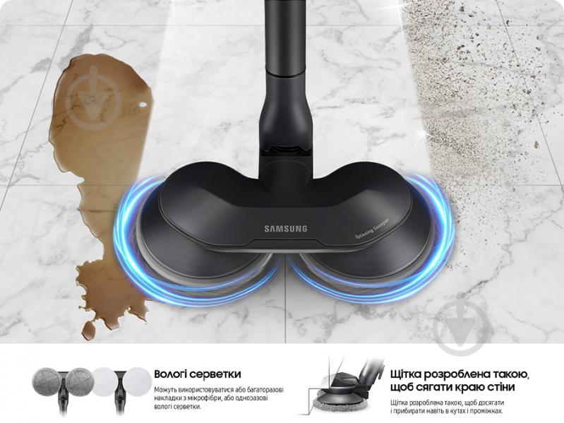 Пилосос акумуляторний Samsung VS20B75ADR5/UK black - фото 22