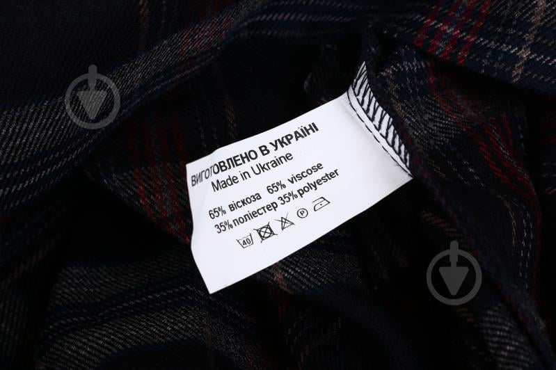 Юбка на лямках Sasha р.140 клетка 4454/30 - фото 4