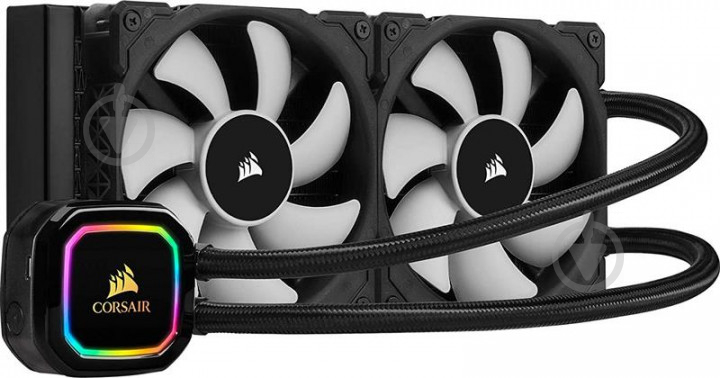 Cистема рідинного охолодження Corsair iCUE H100i RGB PRO XT CW-9060043-WW - фото 1