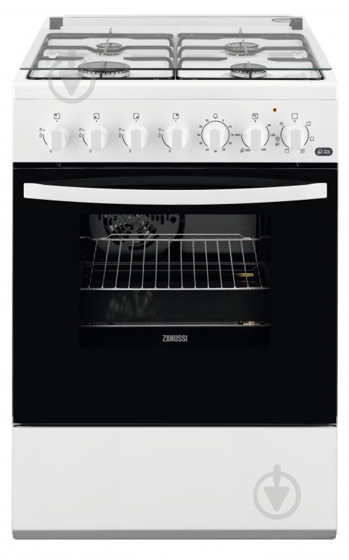 Плита комбінована Zanussi ZCK67211WA - фото 1