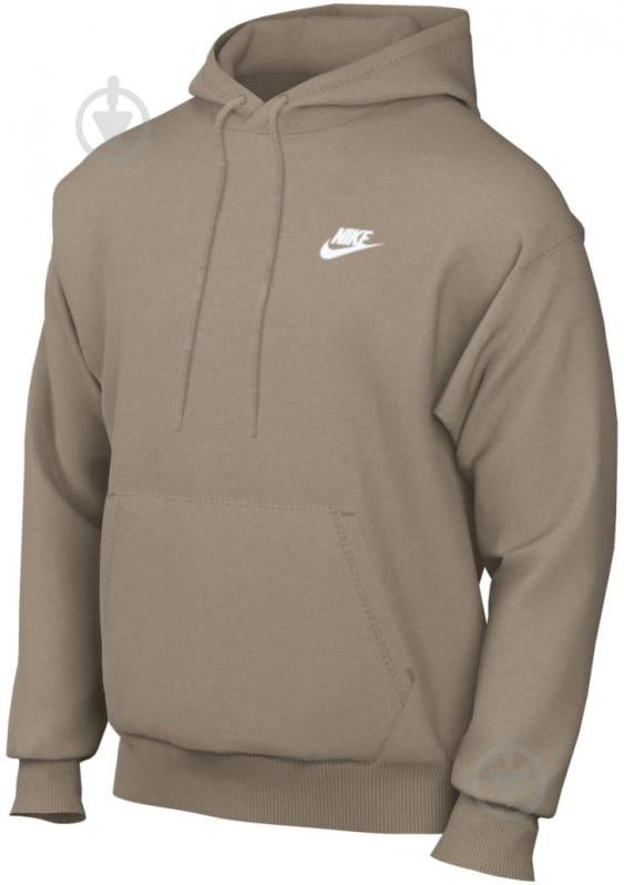 Джемпер Nike M NSW CLUB HOODIE PO BB BV2654-247 р.S бежевий - фото 9