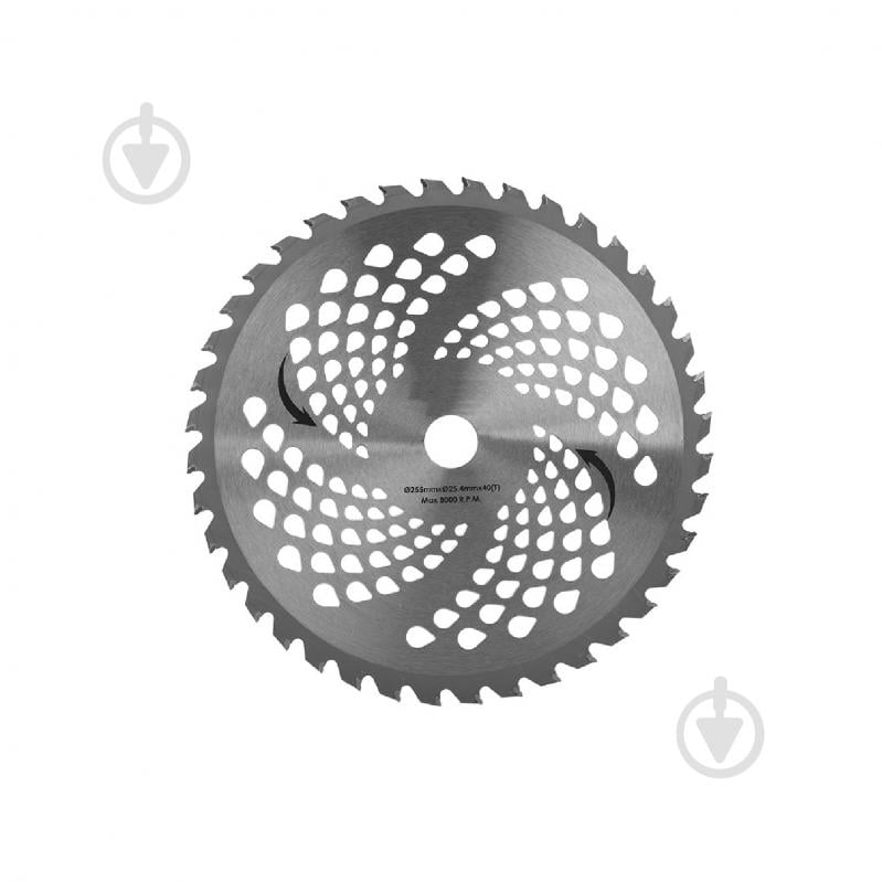 Диск для триммера Sturmax твердосплавный BTAM0015P 255 мм 40 зубов Professional - фото 1 Диск для триммера Sturmax твердосплавный BTAM0015P 255 мм 40 зубов Professional - фото 1