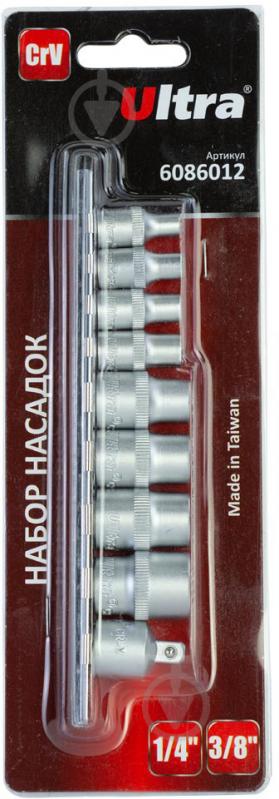 Набір насадок з перехідником Ultra 8 шт. 6086012 - фото 3