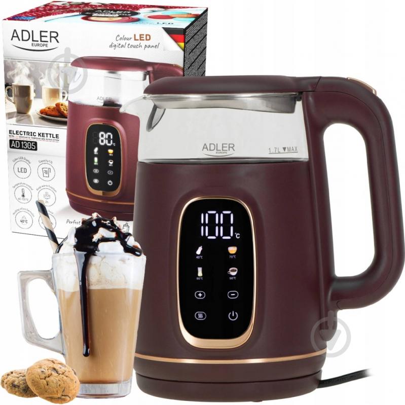 Електрочайник Adler AD1305BU - фото 8