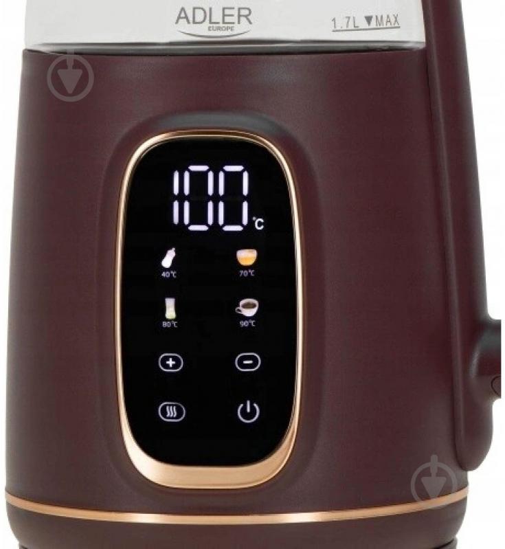 Електрочайник Adler AD1305BU - фото 6