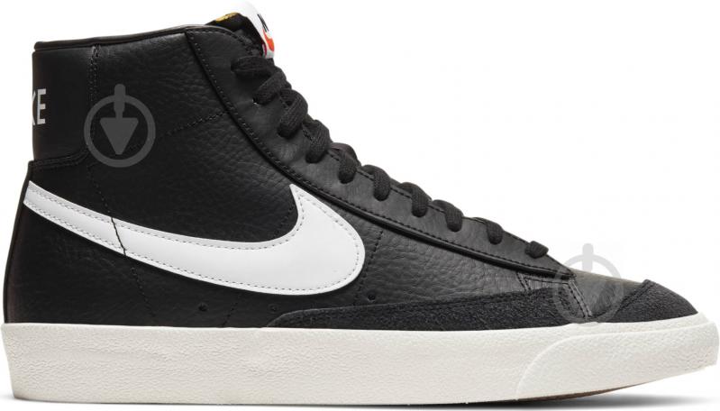 Кроссовки мужские демисезонные Nike Blazer Mid '77 Vintage BQ6806-002 р.42,5 черные - фото 1