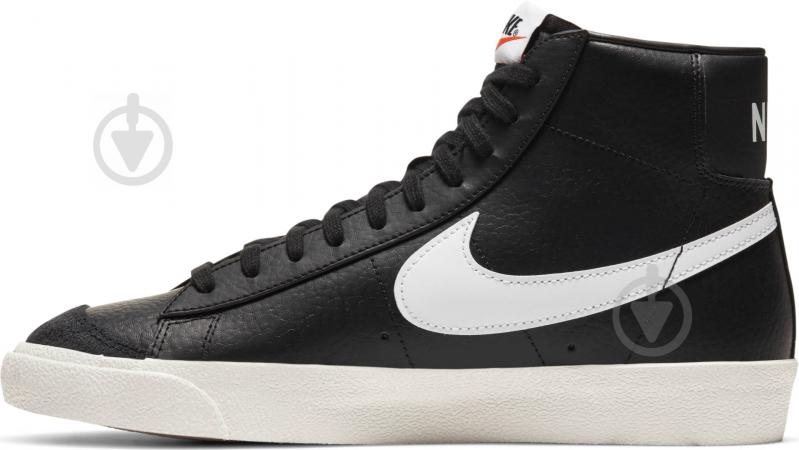 Кроссовки мужские демисезонные Nike Blazer Mid '77 Vintage BQ6806-002 р.42,5 черные - фото 4