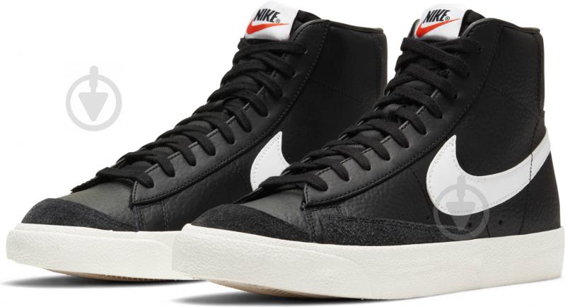 Кроссовки мужские демисезонные Nike Blazer Mid '77 Vintage BQ6806-002 р.42,5 черные - фото 6