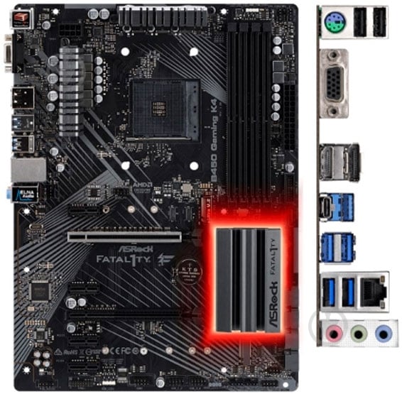 Материнська плата ASRock B450_GAMING_K4 (Socket AM4, AMD B450, ATX) - фото 6