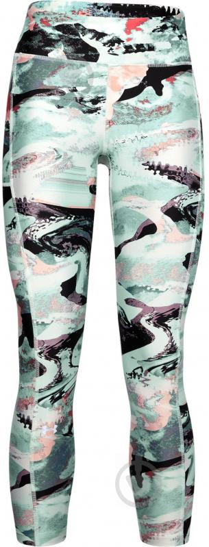 Бриджи Under Armour UA HG Armr Print Ankle Crop 1353296-403 р.M голубой - фото 1