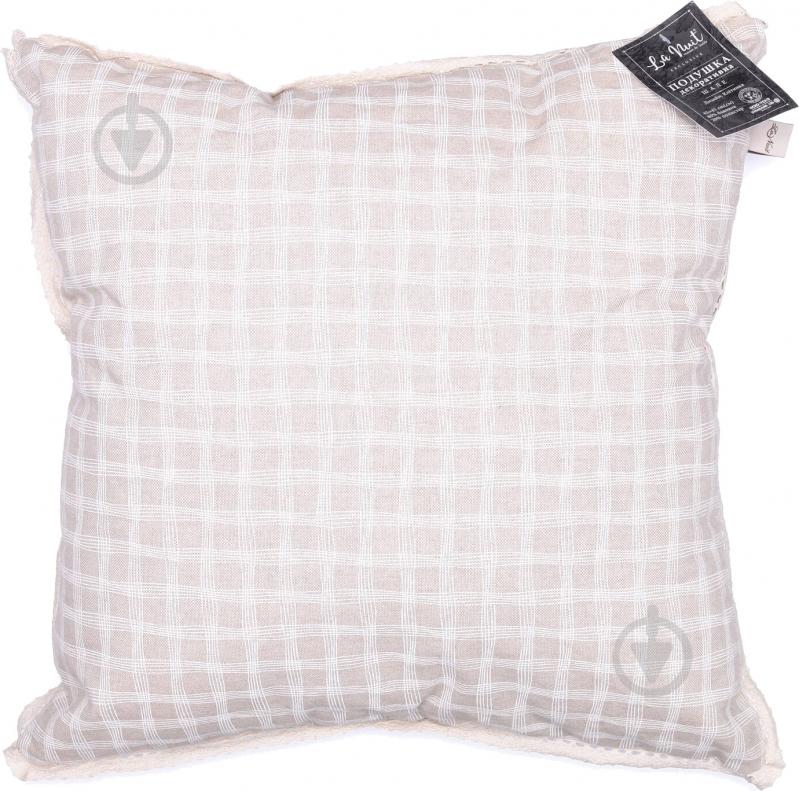 Подушка декоративная Шале Клетка 45x45 см розовый в клетку La Nuit - фото 1 Подушка декоративная Шале Клетка 45x45 см розовый в клетку La Nuit - фото 1