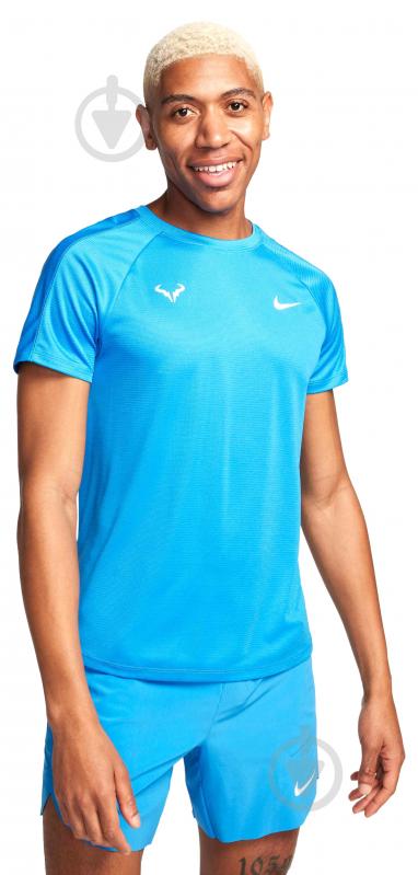 Футболка Nike RAFA MNK DF CHALLENGER TOP SS DV2887-435 р.S синий - фото 1