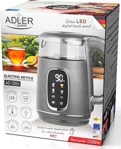 Электрочайник Adler AD1305GS - фото 11 Электрочайник Adler AD1305GS - фото 11