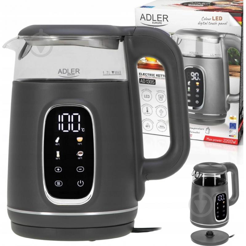 Электрочайник Adler AD1305GS - фото 9 Электрочайник Adler AD1305GS - фото 9