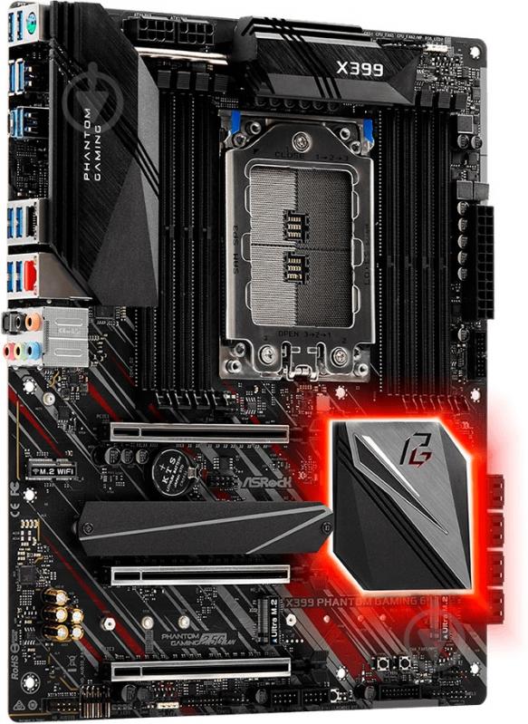 Материнська плата ASRock X399_PHANTOM_GAMING_6 (Socket TR4, AMD X399, ATX) - фото 4