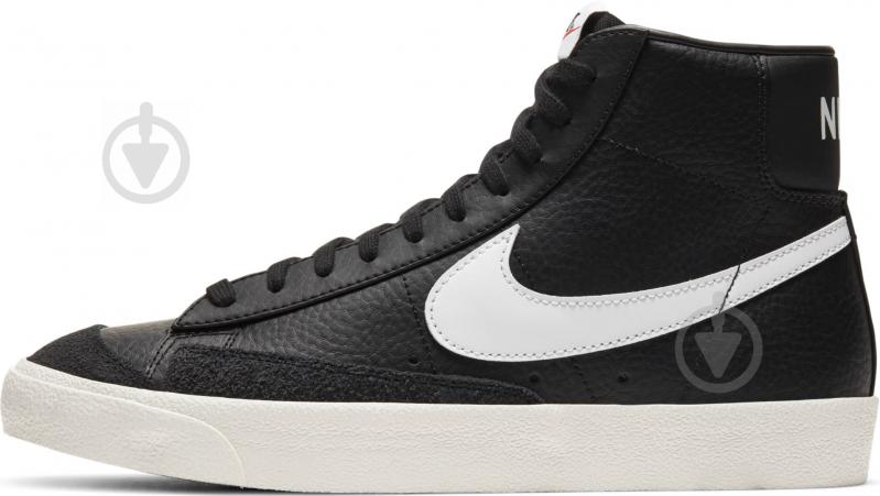 Кроссовки мужские демисезонные Nike Blazer Mid '77 Vintage BQ6806-002 р.43 черные - фото 3