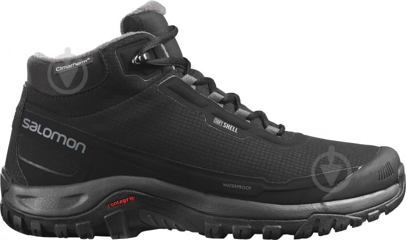 Ботинки Salomon SHELTER CS WP L41110400 р.42 2/3 черный - фото 1