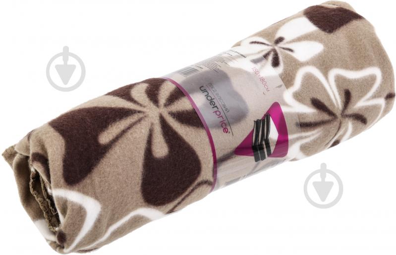 Плед Цветы 150x180 см разноцветный Underprice - фото 3