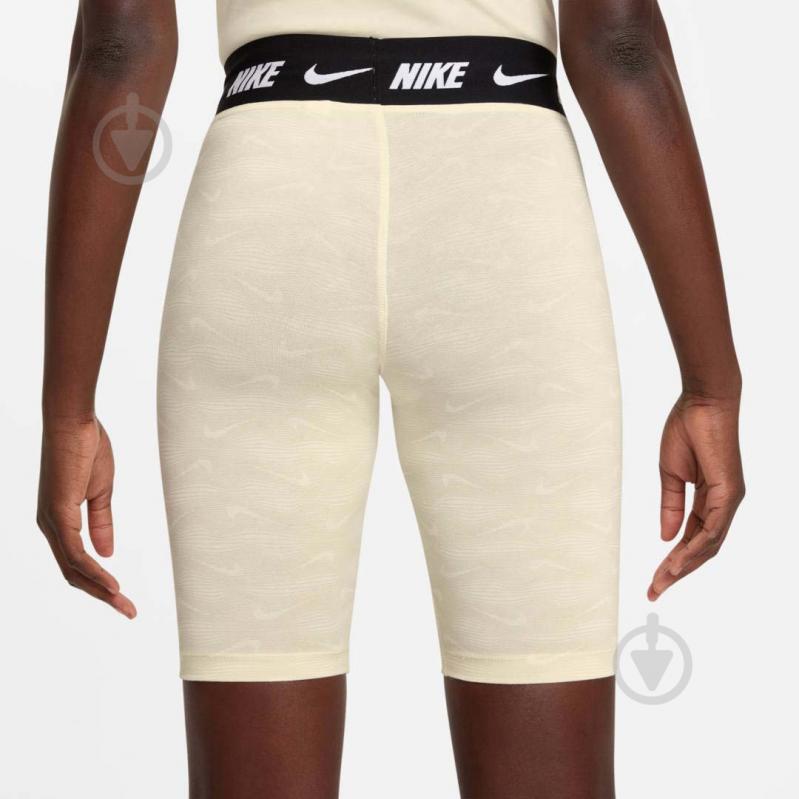 Велосипедки Nike W NSW SHORT AOP PRNT LGGNG DM4658-715 р. S бежевый - фото 5