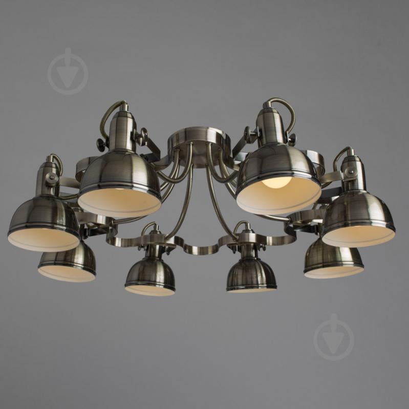 Люстра потолочная Arte Lamp Martin A5216PL-8AB 8x40 Вт E14 античная бронза - фото 2