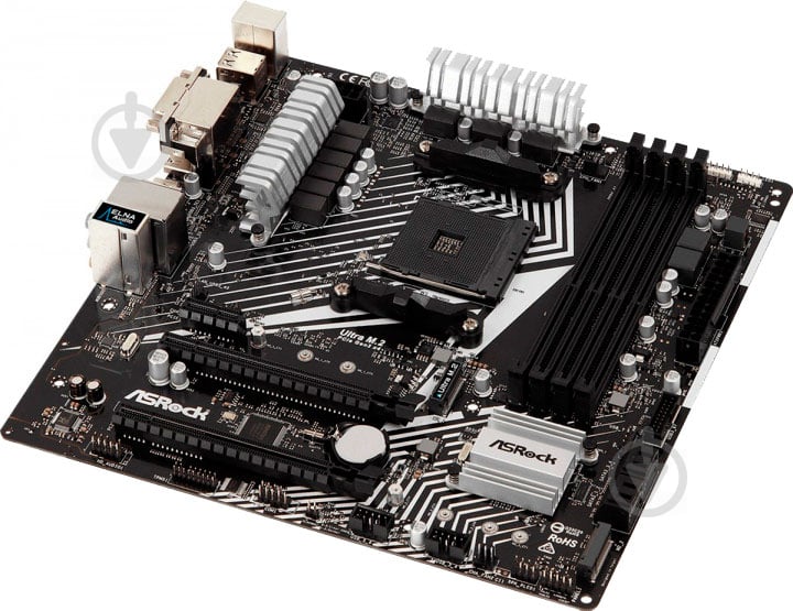 Материнська плата ASRock AB350M_PRO4_R2.0 (Socket AM4, AMD B350, mirco ATX) - фото 4