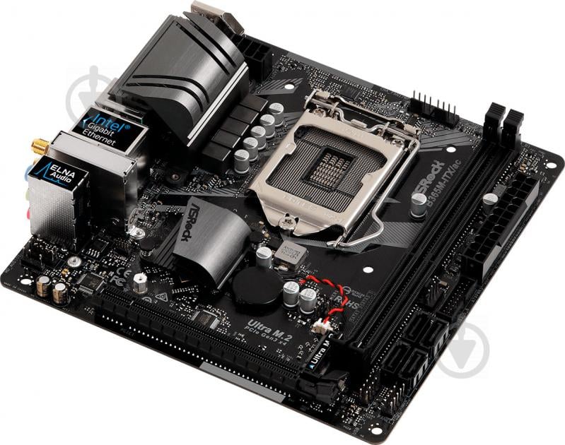 Материнская плата ASRock B365M-ITX/AC (Socket 1151, Intel B365, mirco ATX) - фото 3