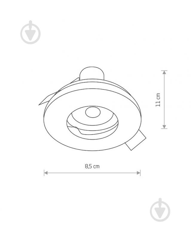 Светильник встраиваемый (Downlight) Nowodvorski Juliet 15 Вт GU10 хром 7663 - фото 2