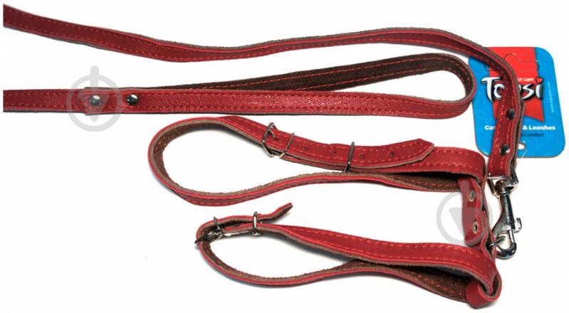 Поводок-шлея Topsi красный - фото 1 Поводок-шлея Topsi красный - фото 1