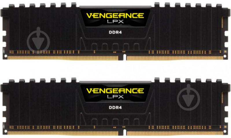 Оперативна пам'ять Corsair DDR4 SDRAM 32 GB (2x16GB) 3200 MHz (CMK32GX4M2E3200C16) Vengeance LPX Black - фото 2