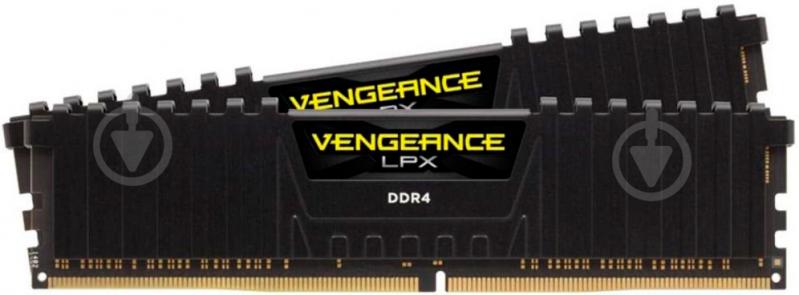 Оперативна пам'ять Corsair DDR4 SDRAM 32 GB (2x16GB) 3200 MHz (CMK32GX4M2E3200C16) Vengeance LPX Black - фото 1