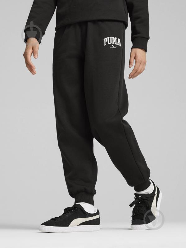 Штани Puma PUMA SQUAD SWEATPANTS FL G 68178101 р. 140 чорний - фото 3