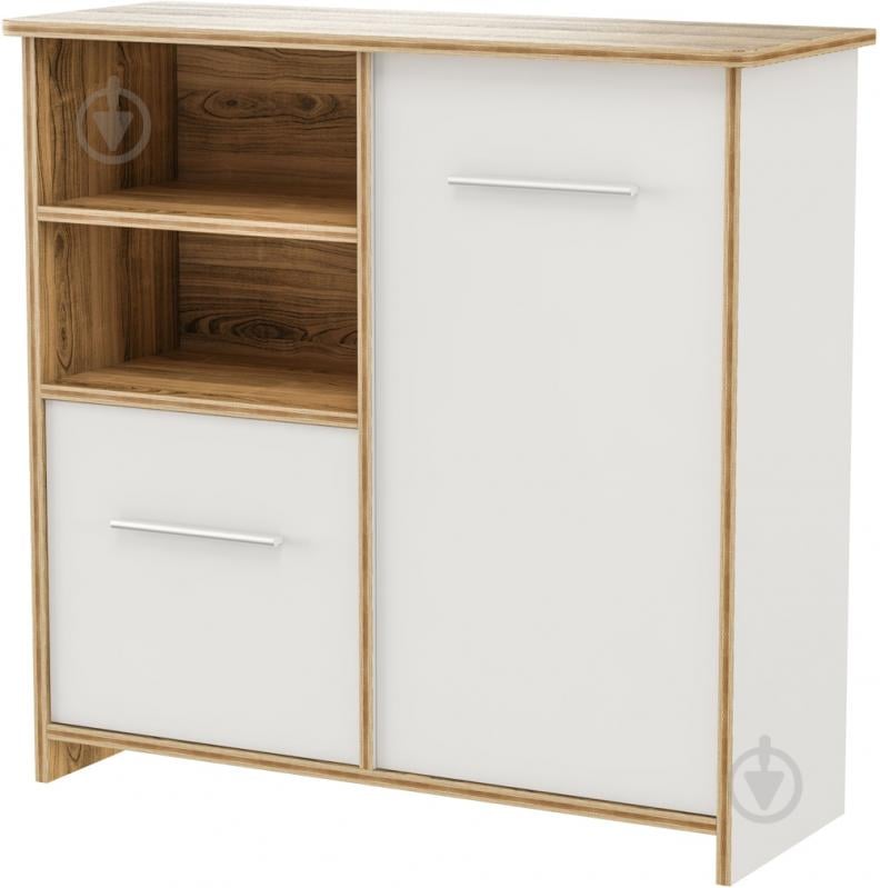 Комод Aqua Rodos Youngster-Yngcom2D платиновый белый/дуб небраска/дуб небраска - фото 1 Комод Aqua Rodos Youngster-Yngcom2D платиновый белый/дуб небраска/дуб небраска - фото 1