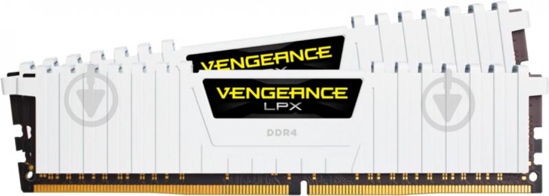 Оперативная память Corsair DDR4 SDRAM 32 GB (2x16GB) 3200 MHz (CMK32GX4M2B3200C16W) VENGEANCE LPX - фото 1