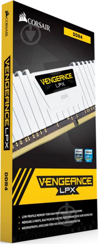 Оперативная память Corsair DDR4 SDRAM 32 GB (2x16GB) 3200 MHz (CMK32GX4M2B3200C16W) VENGEANCE LPX - фото 5