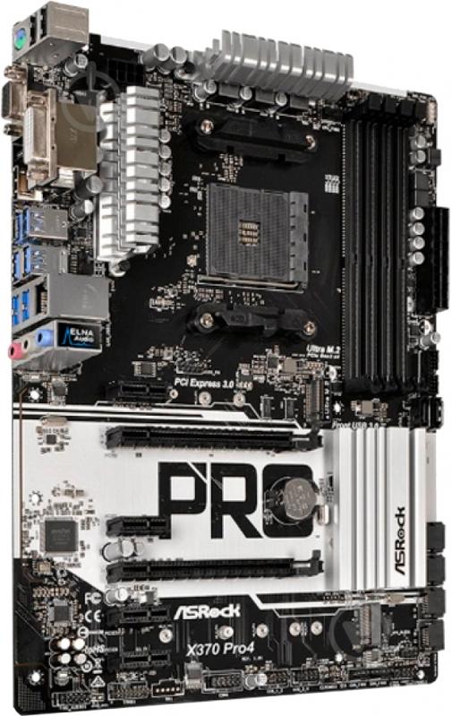 Материнська плата ASRock X370 PRO4 (Socket AM4, AMD X370, ATX) - фото 2