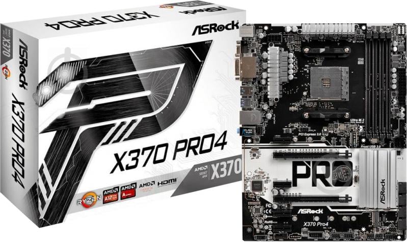 Материнська плата ASRock X370 PRO4 (Socket AM4, AMD X370, ATX) - фото 4