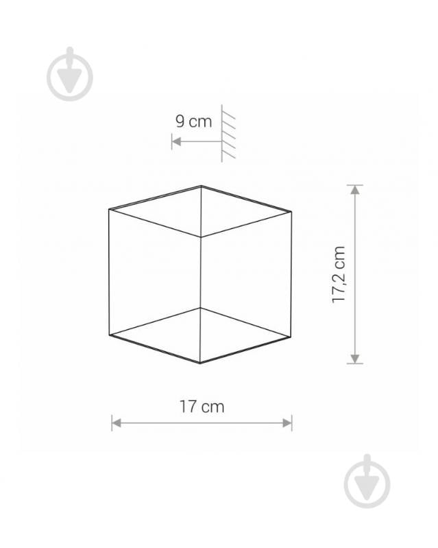 Светильник уличный настенный Nowodvorski Triangles Led 5 Вт IP54 белый 8143 - фото 2