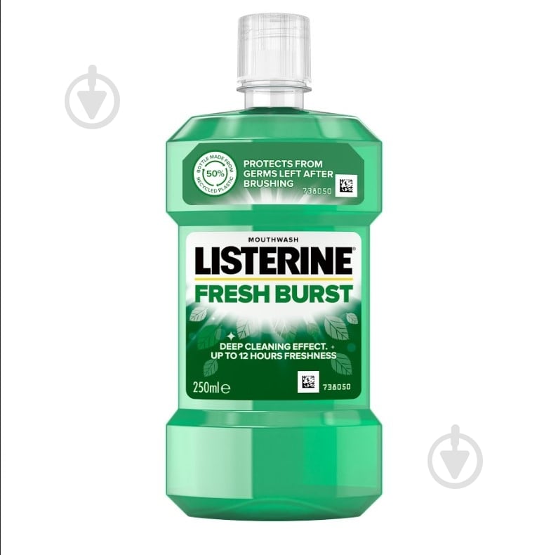 Ополіскувач для ротової порожнини Listerine Сплеск свіжості 250 мл - фото 1