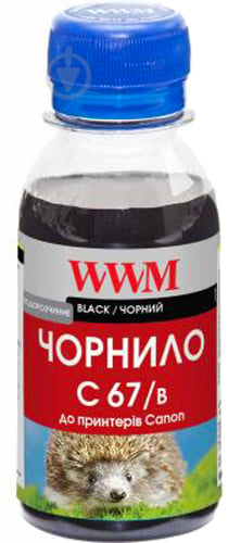 Чорнило WWM Canon PFI-107 100г PFI-107Bk (C67/B-2) black - фото 1